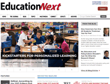 Tablet Screenshot of educationnext.org